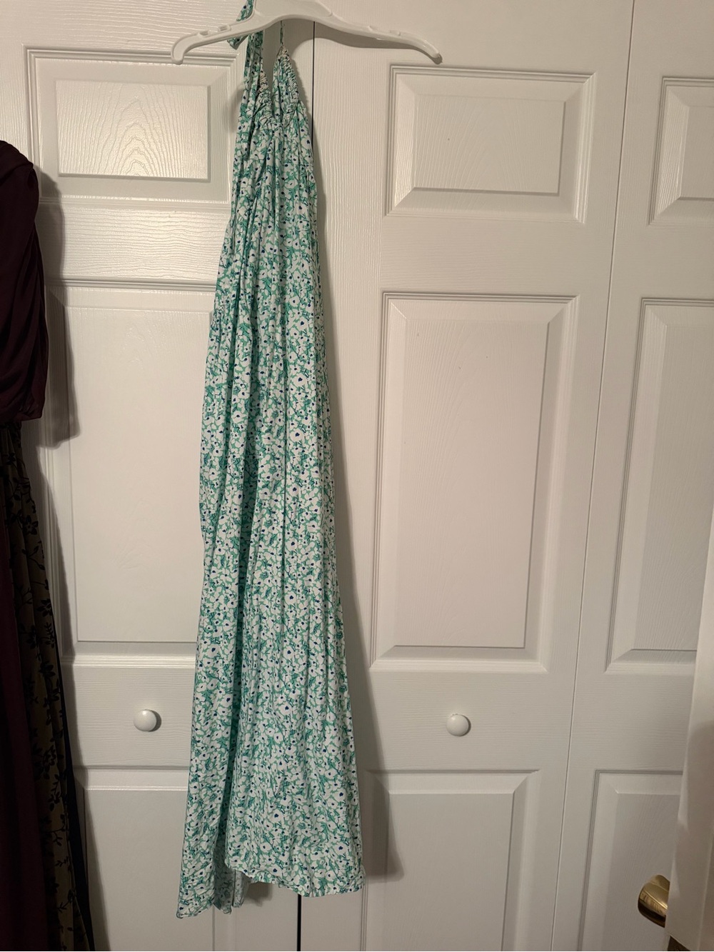 Floral Mint Green Decorative dress-